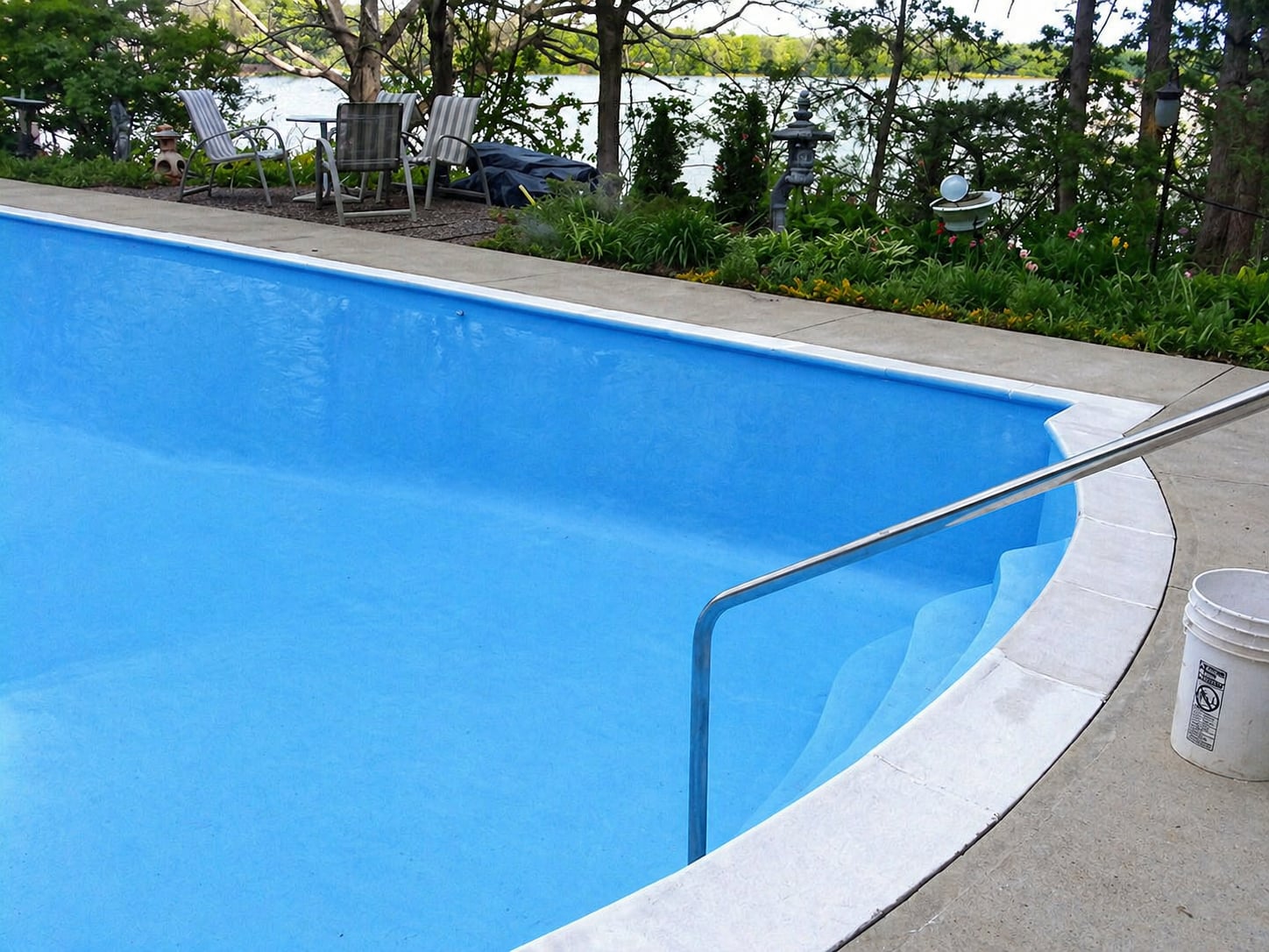 After Concrete Pool